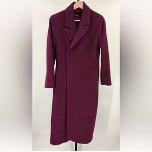 Quince Italian Tailored Wool Cashmere Winetasting Coat